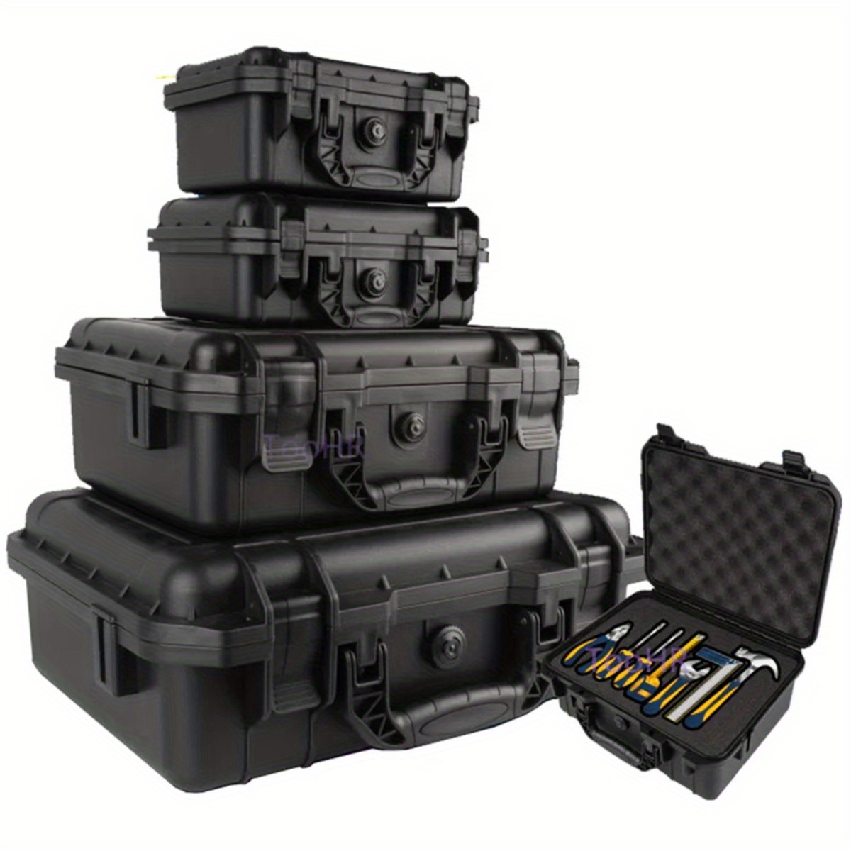Fish Finder Case - 1pc Waterproof Hard Carry Case Bag