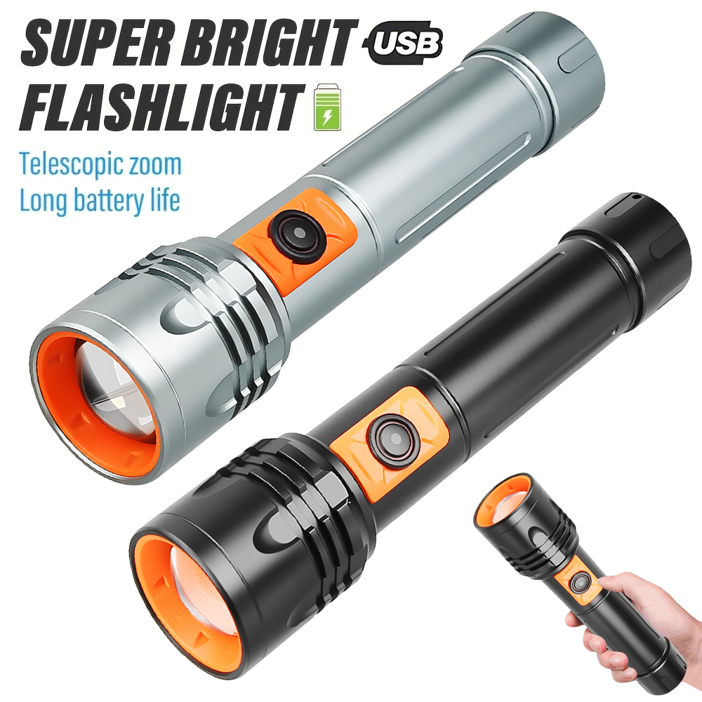 Fishing Light - High Power LED Flashlight USB Rechargeable