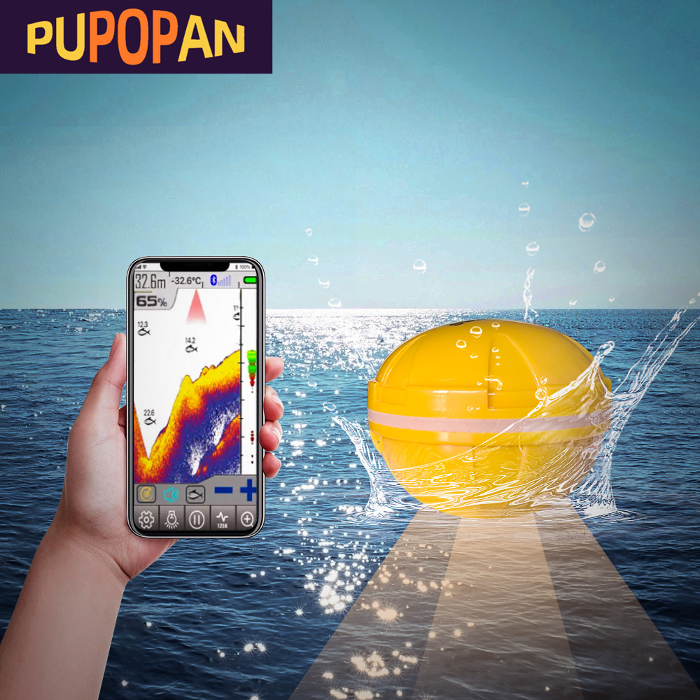 Fish Finder Gps - PUPOPAN 100M Brand New Smart Phone