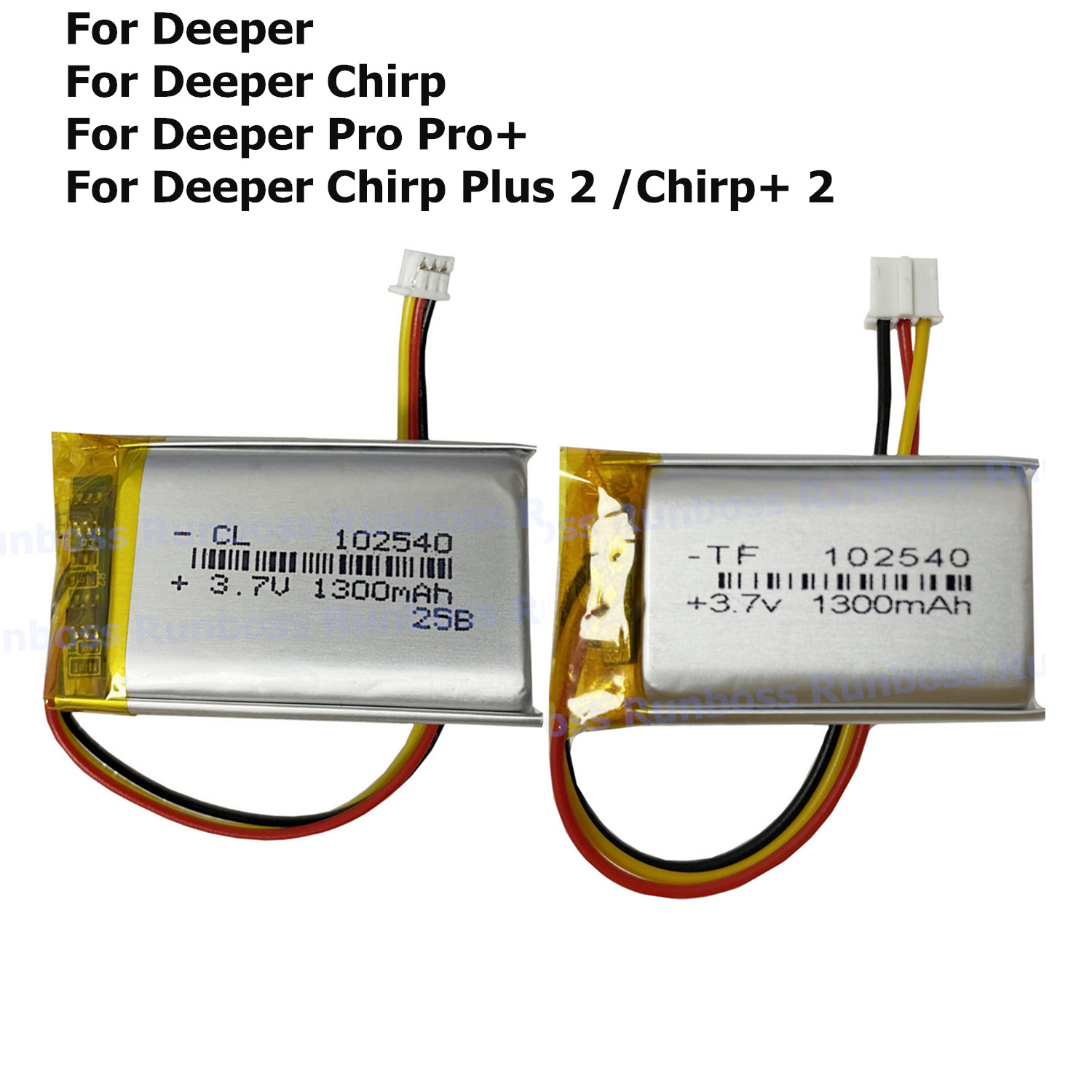 Fish Finder Gps - New 3.7V 1300mAh Battery For Deeper