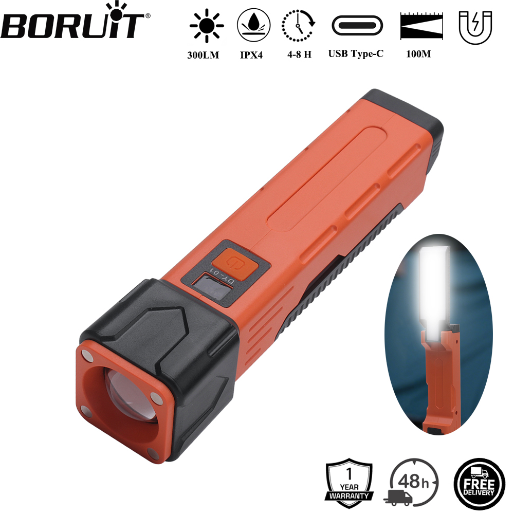 Fishing Light - BORUiT 300LM LED Work Light Zoom
