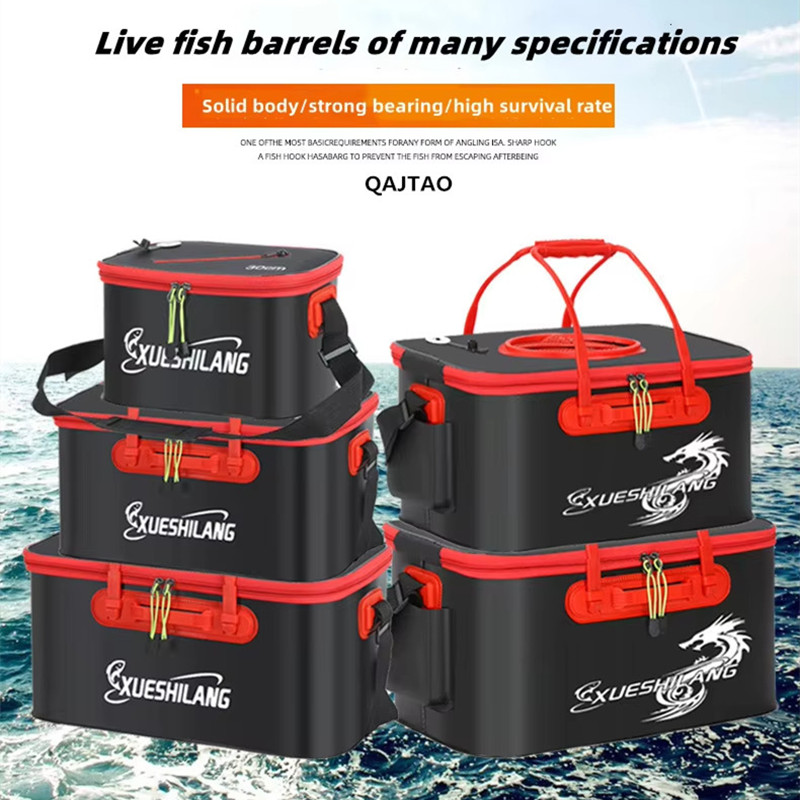 Fish Finder Case - Fishing Bucket Folding Thickening Living Fish