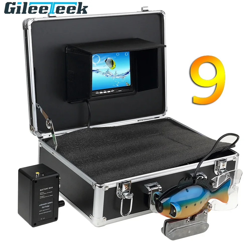 Fish Finder Portable - SY801 Full Waterproof Underwater Fish Finder