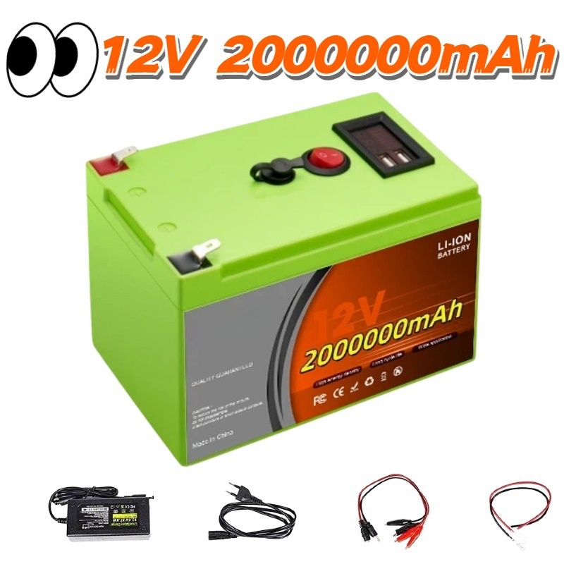 Fish Finder Charger - LiFePO4 12V 200Ah Rechargeable Lithium Battery