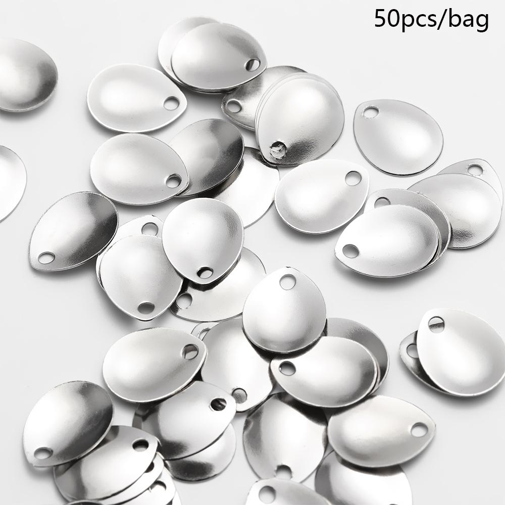 Fish Alarm - 50PCS Silver Smooth Nickel Sequins Fishing