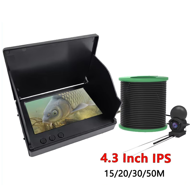 Fish Finder Portable - Dodosee Handheld 1080P Fish Finder, 4.3''