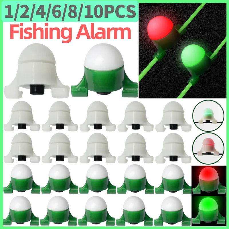 Fish Alarm - 2-8pcs LED Night Fishing Alarm Light