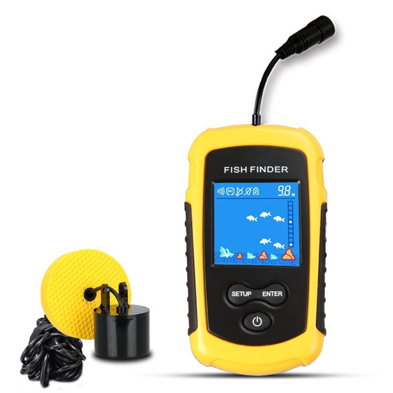 Fish Finder Portable - ABHT-Kayak Portable Fish Depth Finder Water