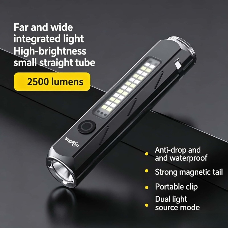 Fishing Light - LED Strong Light Flashlight Type-C Charging