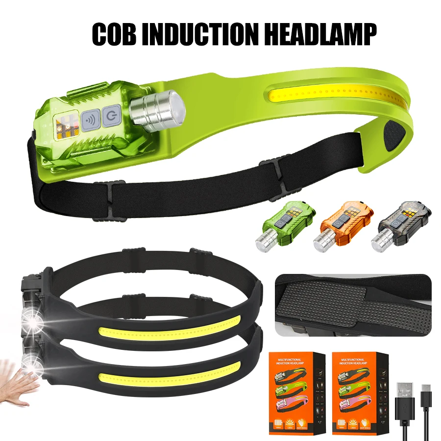Fishing Light - Powerful LED Headlamp Portable Rechargeable Head
