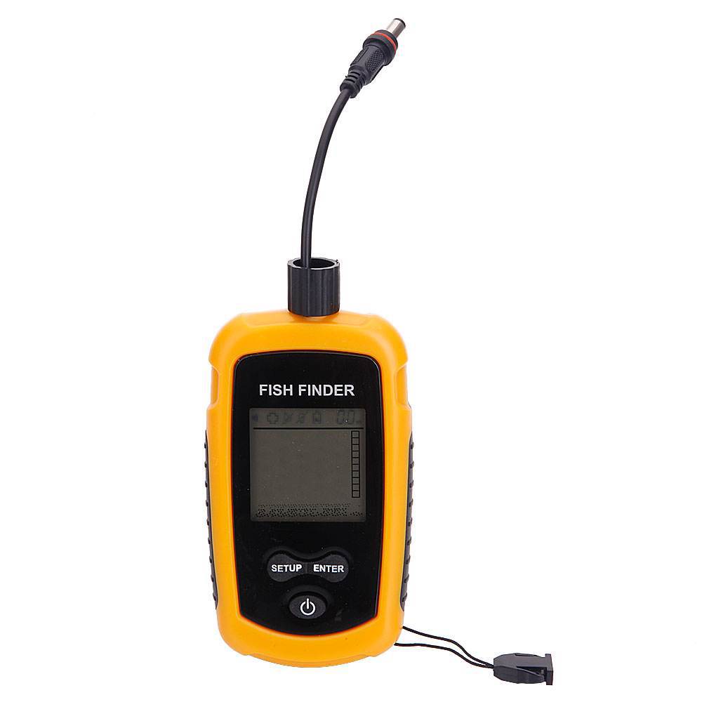 Fish Finder Portable - Alarm 100M Portable Sonar Fish Finders