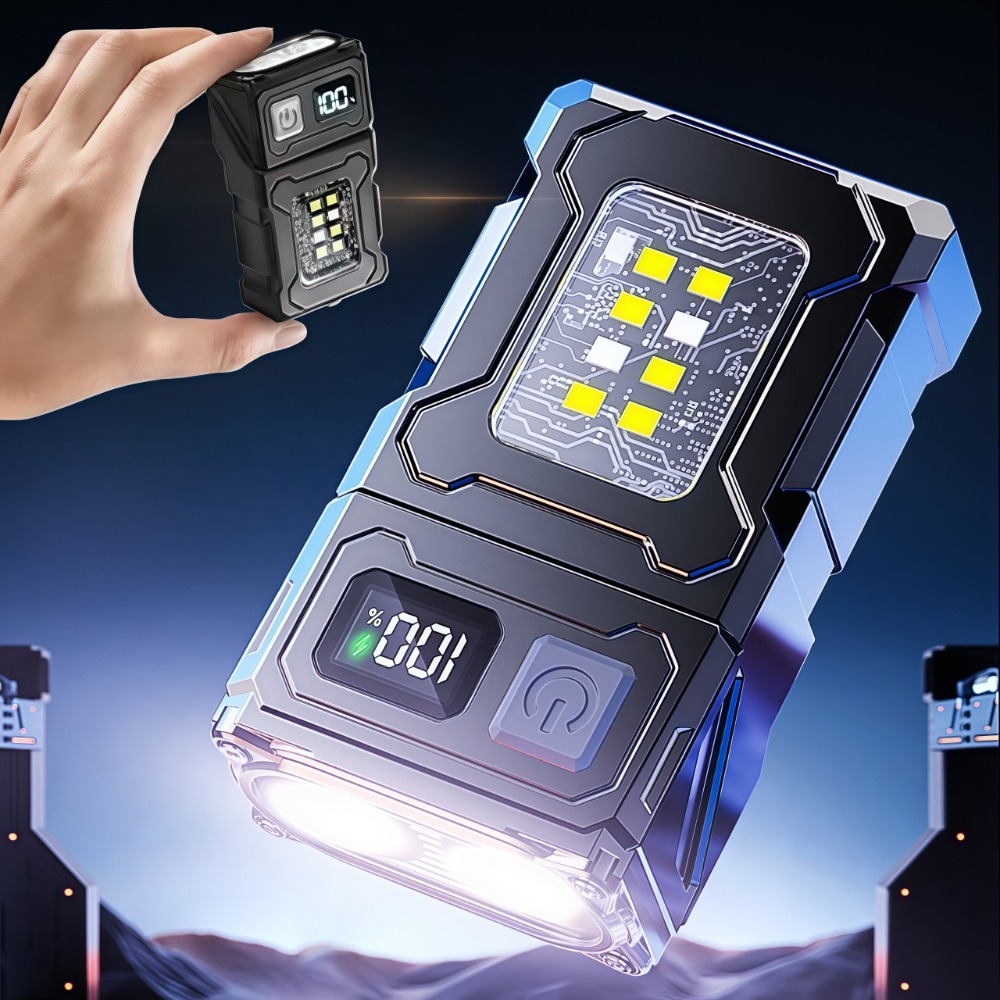 Fishing Light - Rechargeable Mini LED Flashlight Magnetic Clip-On