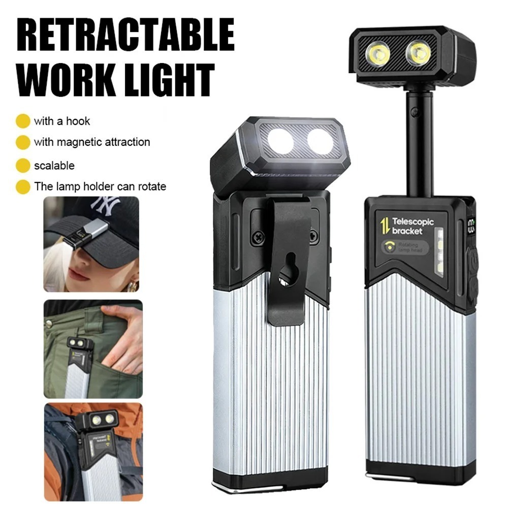 Fishing Light - Portable 180° Rotatable Extendable LED Flashlight