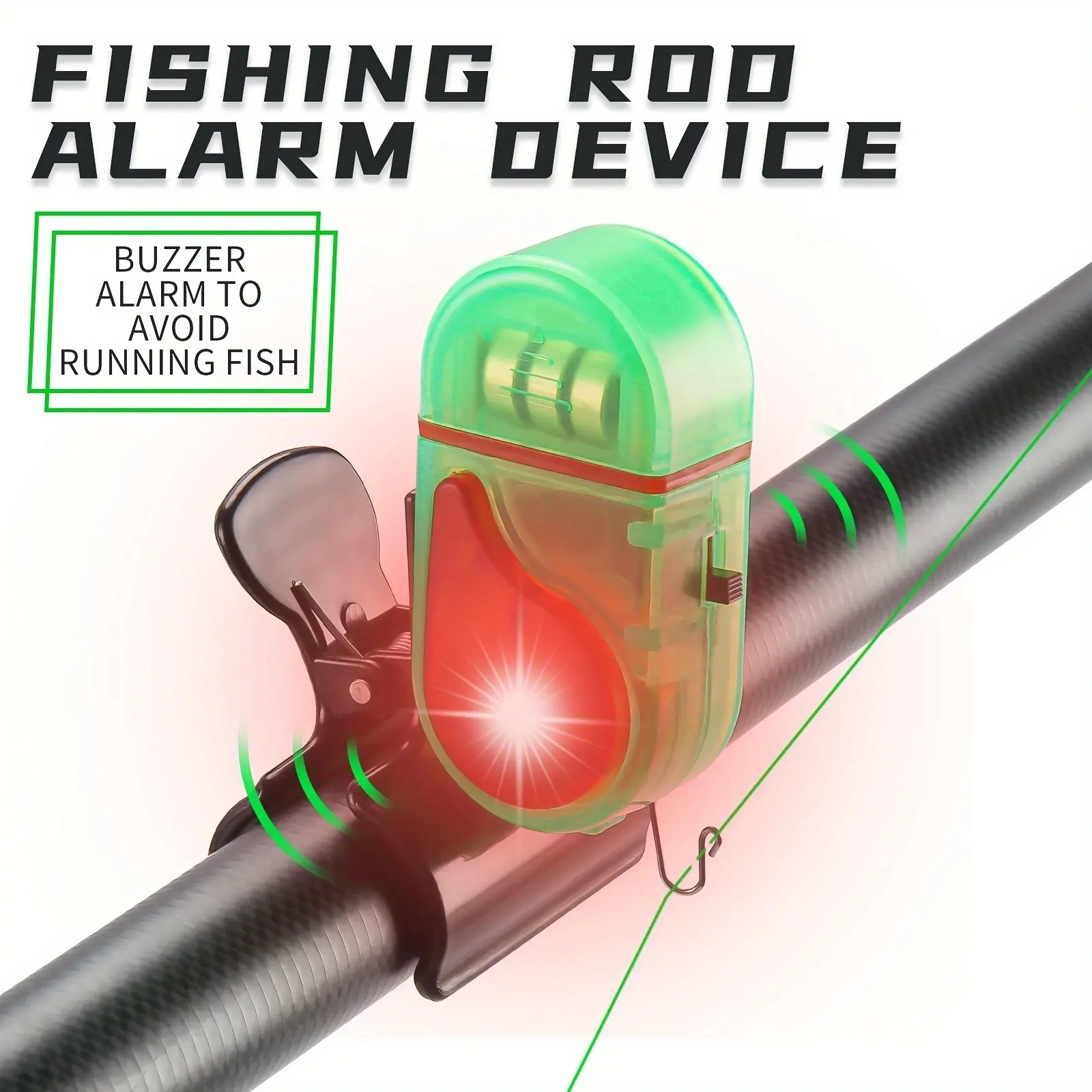 Bite Indicator - 2PCS LED Fishing Bite Alarm, 2025