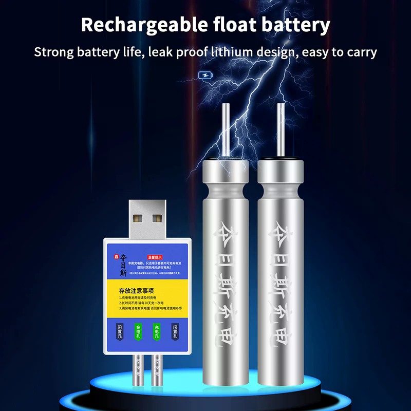 Float Rechargeable Battery CR4 - Fish Finder Charger ulasan dan harga