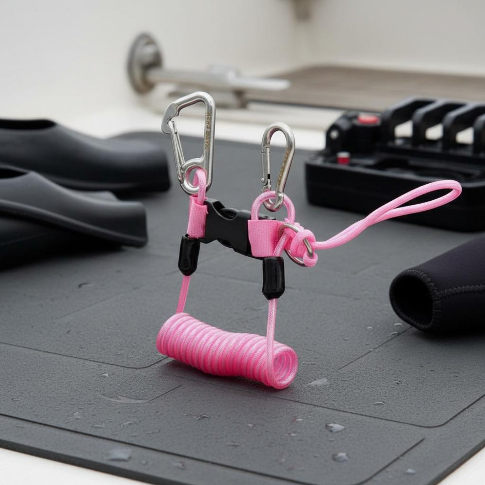 Underwater Diving Coil Lanyard - Underwater Camera ulasan dan harga