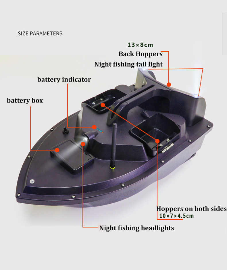 GPS RC Bait Boat fish finder B - Fish Finder Gps ulasan dan harga