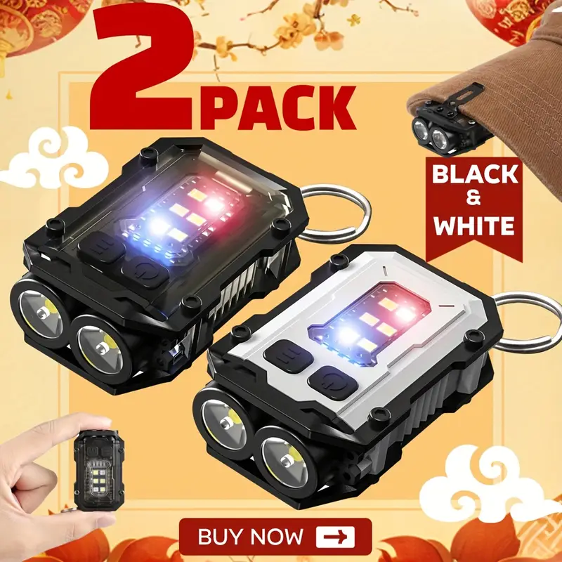 Clip-On Flashlight Rechargeabl - Fishing Light ulasan dan harga