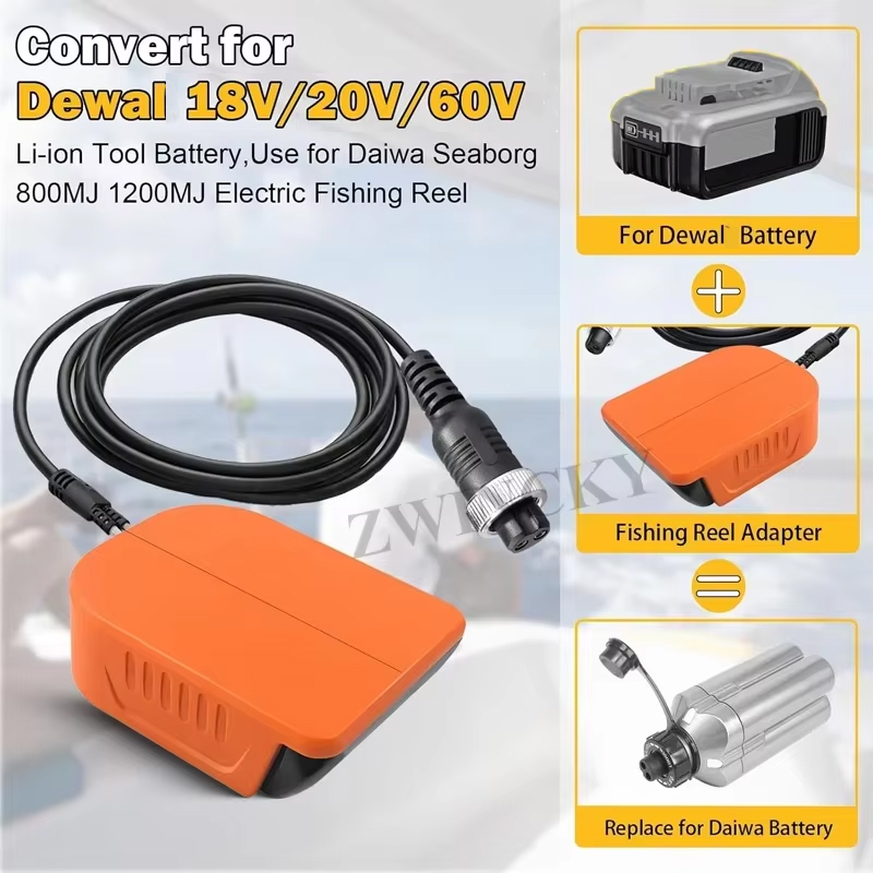 NEW Portable Fishing Reel Adap - Fish Finder Battery ulasan dan harga