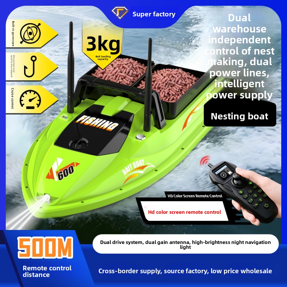 500M RC Fishing Bait Boat Dual - Fish Finder Cable ulasan dan harga