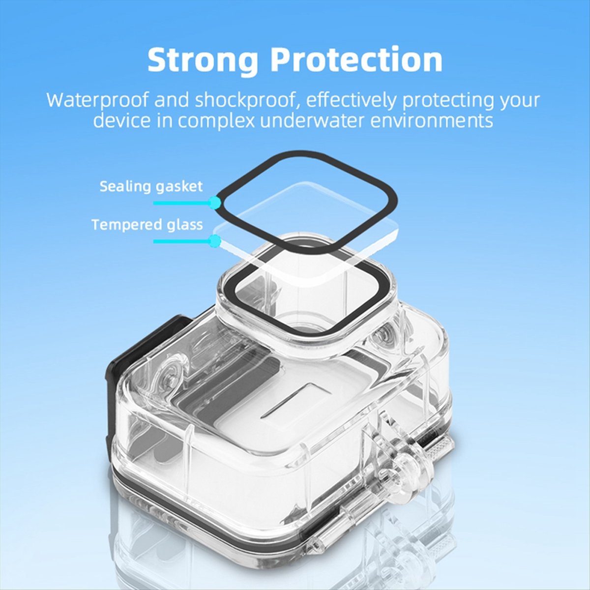 M05K 60M Waterproof Case for G - Underwater Camera ulasan dan harga