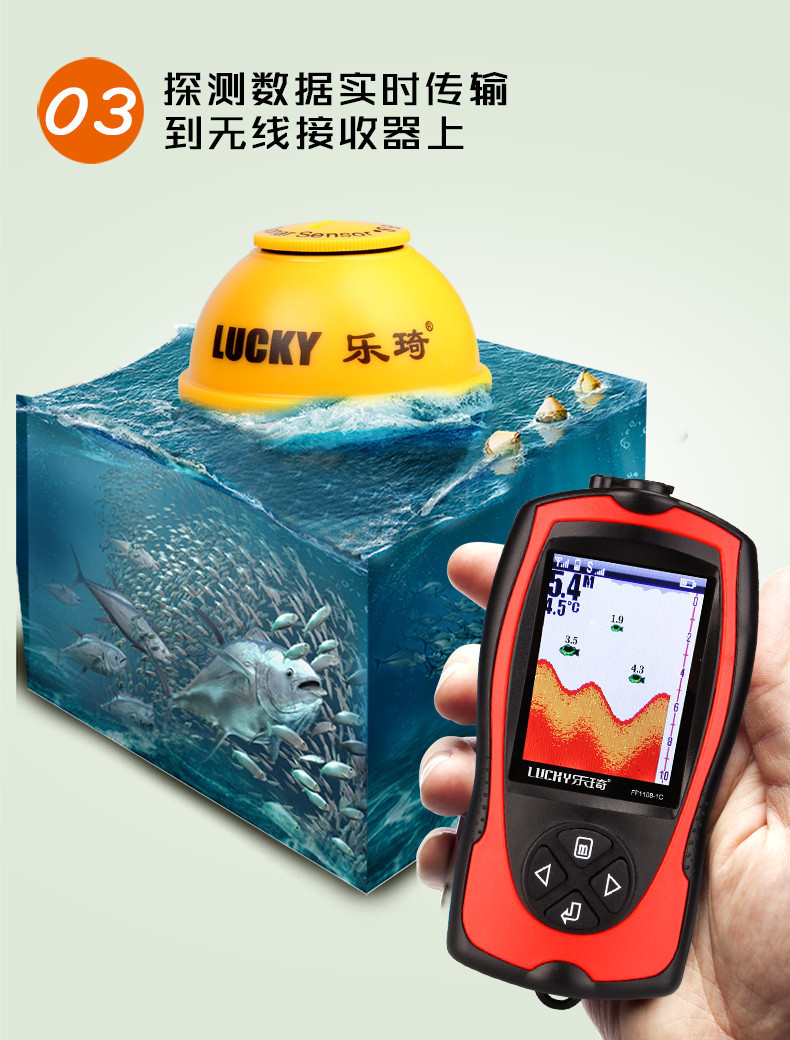 Hot New Offer Ultrasonic Lowra - Fish Finder Portable ulasan dan harga