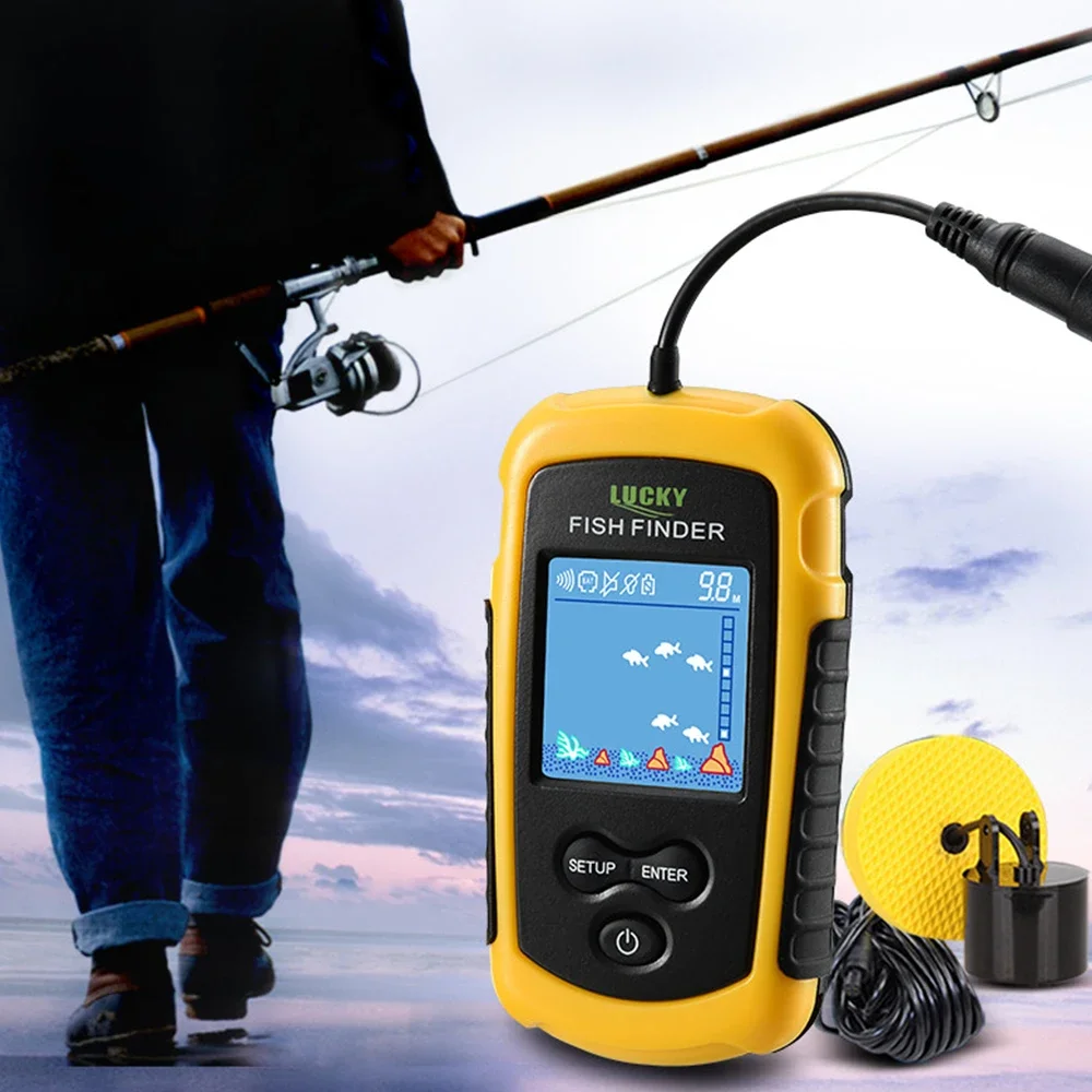 Lucky LCD Color Screen Portabl - Fish Finder Portable ulasan dan harga