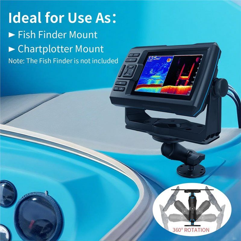 AA90-Aluminum Fish Finder Moun - Fish Finder Case ulasan dan harga