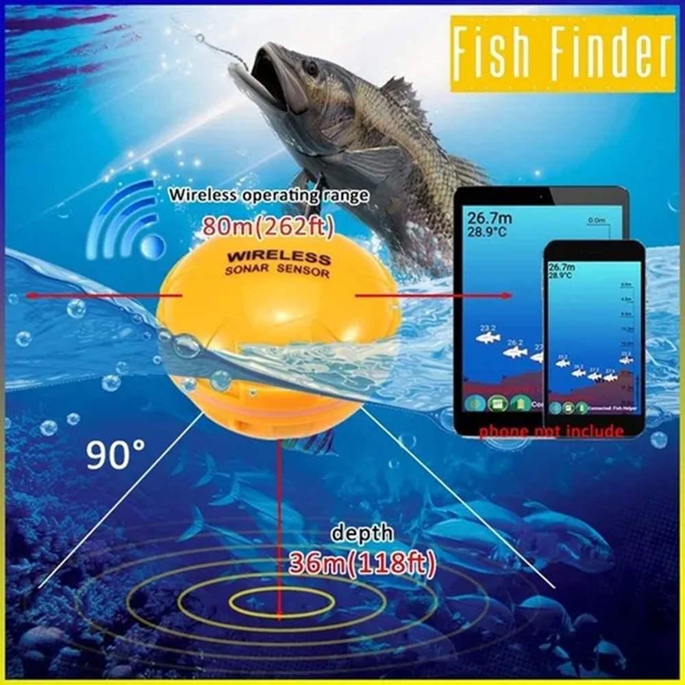 PUPOPAN 100M Brand New Smart P - Fish Finder Gps ulasan dan harga