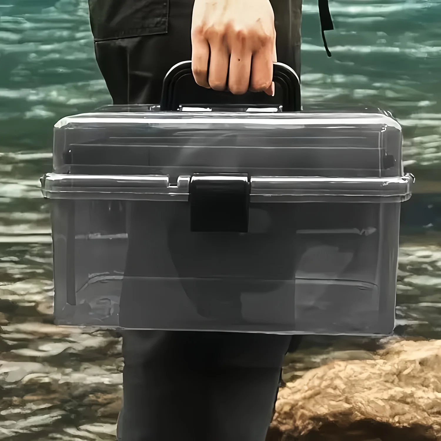 Durable PE Fishing Gear Box |  - Fish Finder Case ulasan dan harga