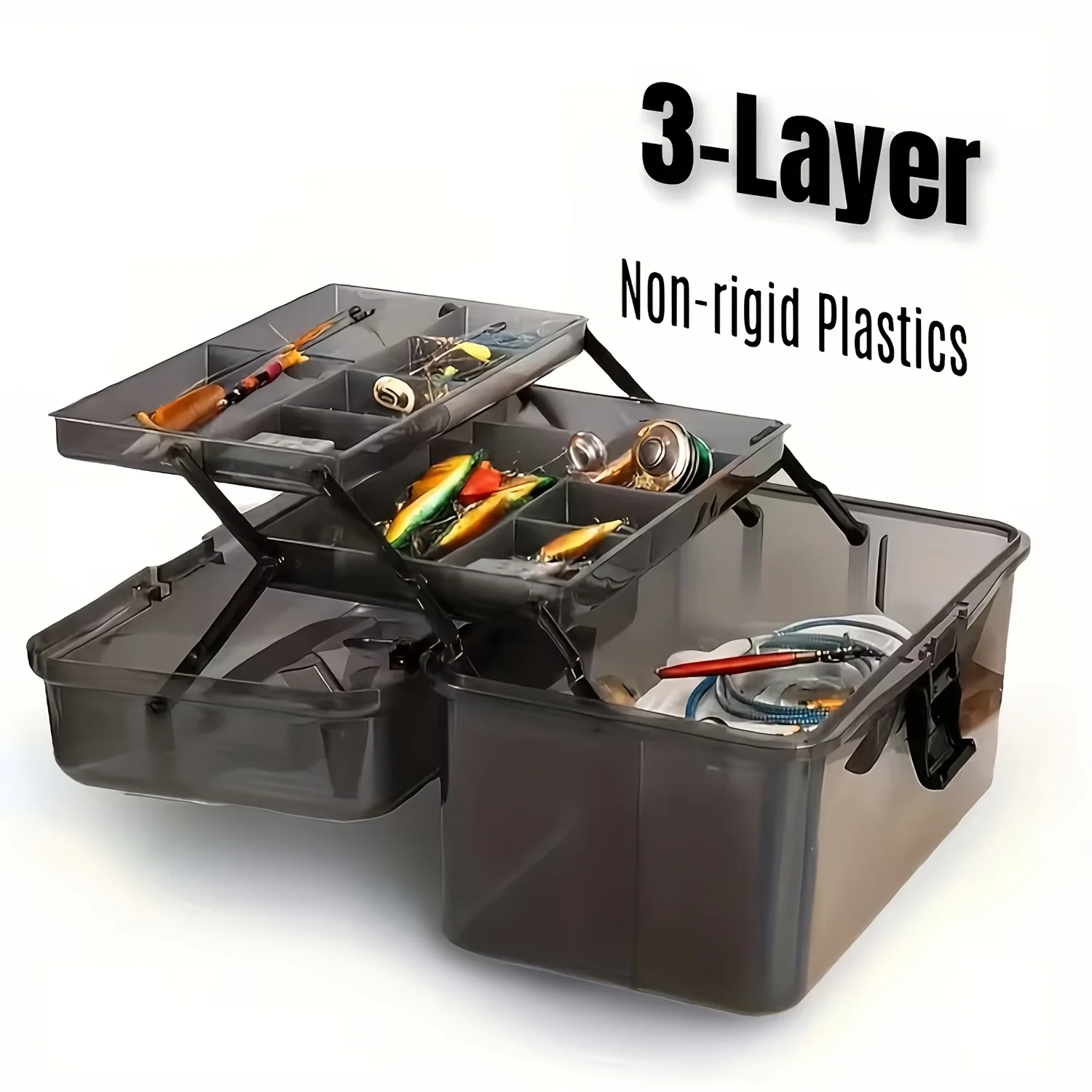 Durable PE Fishing Gear Box |  - Fish Finder Case ulasan dan harga