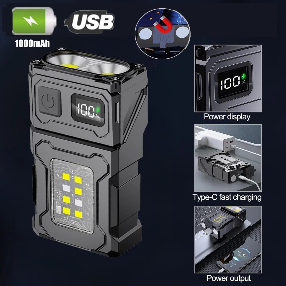 180° Rotatable LED Flashlight  - Fishing Light ulasan dan harga