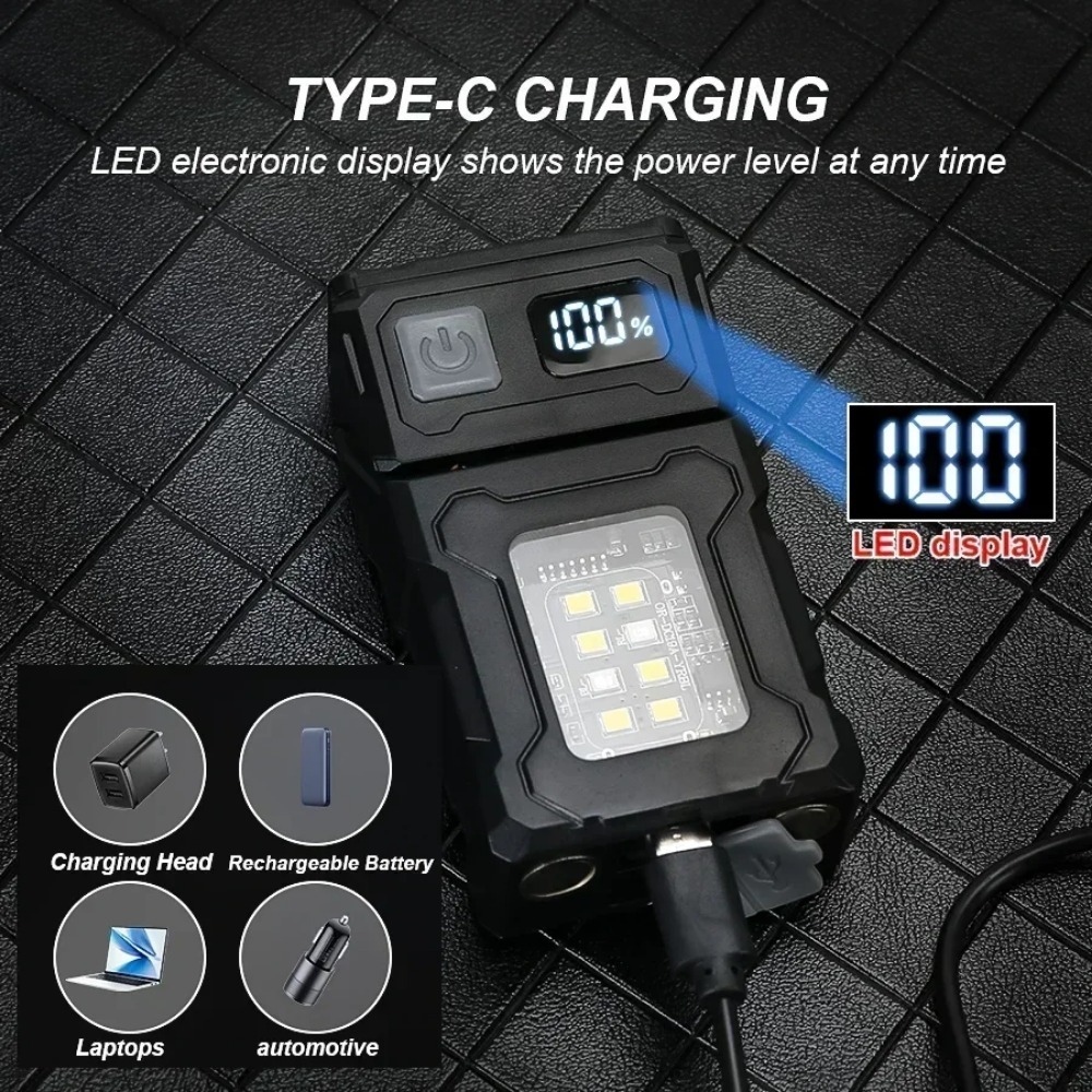 180° Rotatable LED Flashlight  - Fishing Light ulasan dan harga