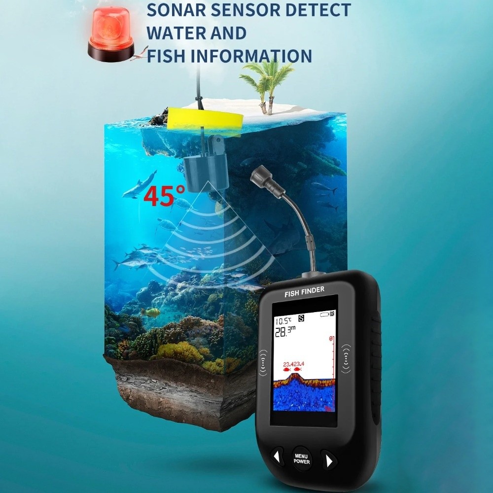 45 Degrees XF03 Fish Finders L - Fish Finder Portable ulasan dan harga