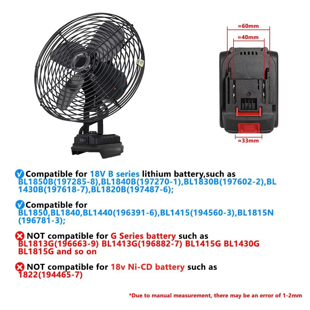 6/8In Camping Fan Outdoor Fish - Fish Finder Battery ulasan dan harga
