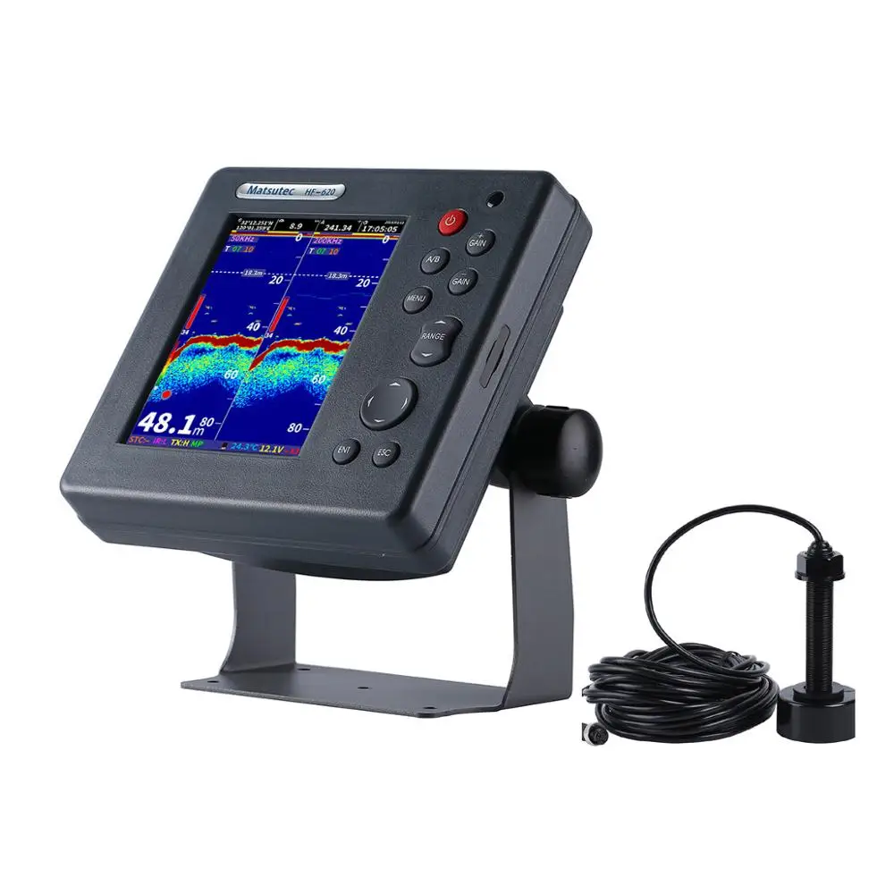 Matsutec HF-620 MARINE COLOR E - Fish Finder Charger ulasan dan harga