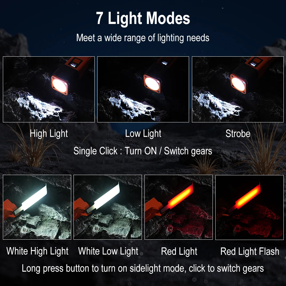 BORUiT 300LM LED Work Light Zo - Fishing Light ulasan dan harga
