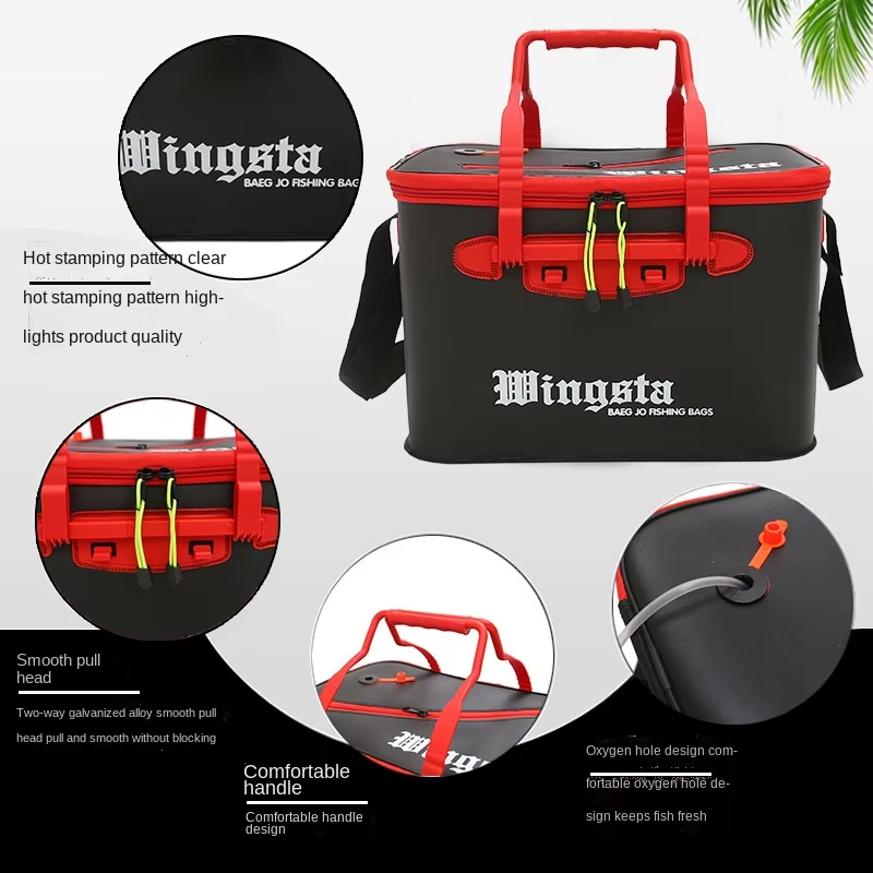 Fishing Bucket Folding Thicken - Fish Finder Case ulasan dan harga