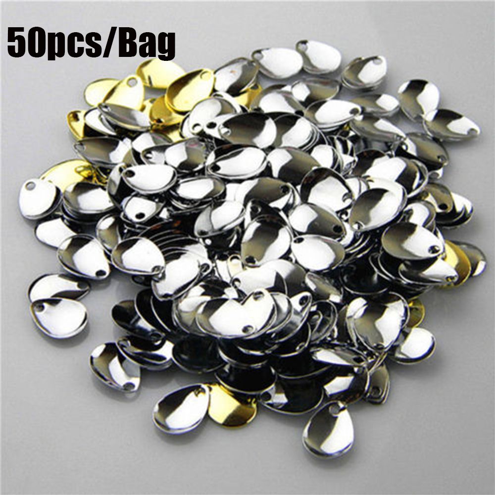 50PCS Silver Smooth Nickel Seq - Fish Alarm ulasan dan harga