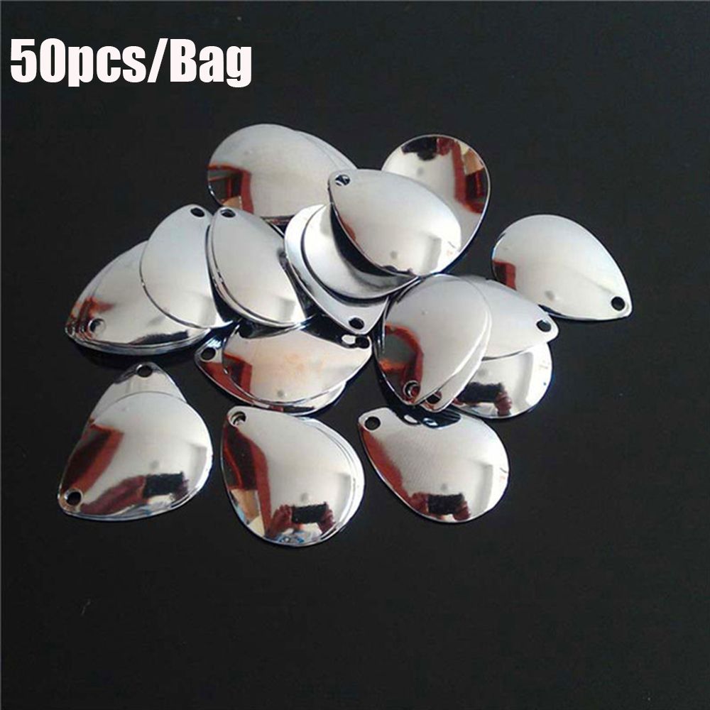 50PCS Silver Smooth Nickel Seq - Fish Alarm ulasan dan harga