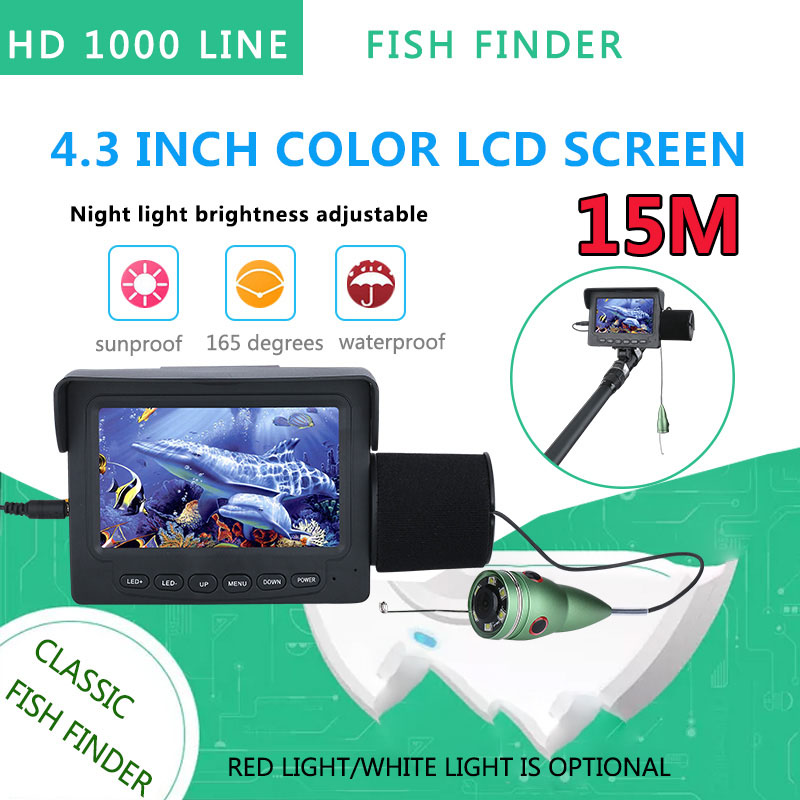 15M 1200TVL Underwater Fishing - Fish Finder Cable ulasan dan harga