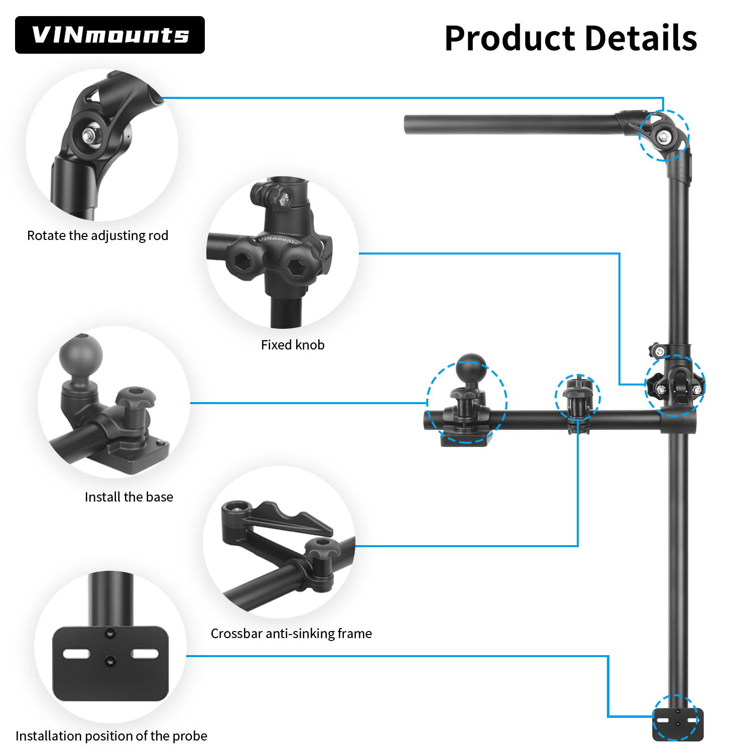 VINmountsLivescope Fish Finder - Fish Finder Mount ulasan dan harga