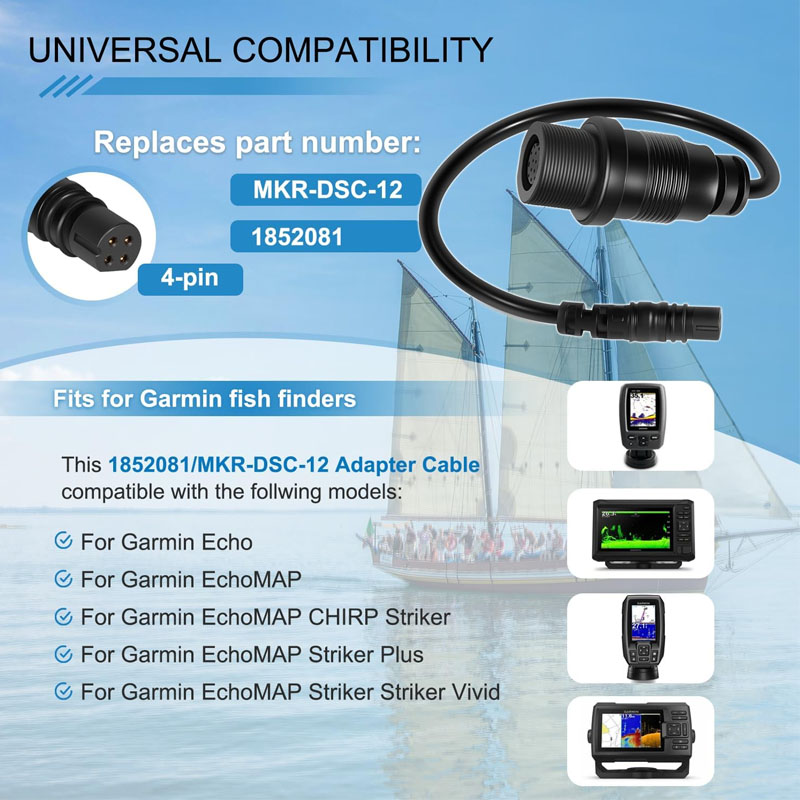 1852081 MKR-DSC-12  4-Pin Fish - Fish Finder ulasan dan harga