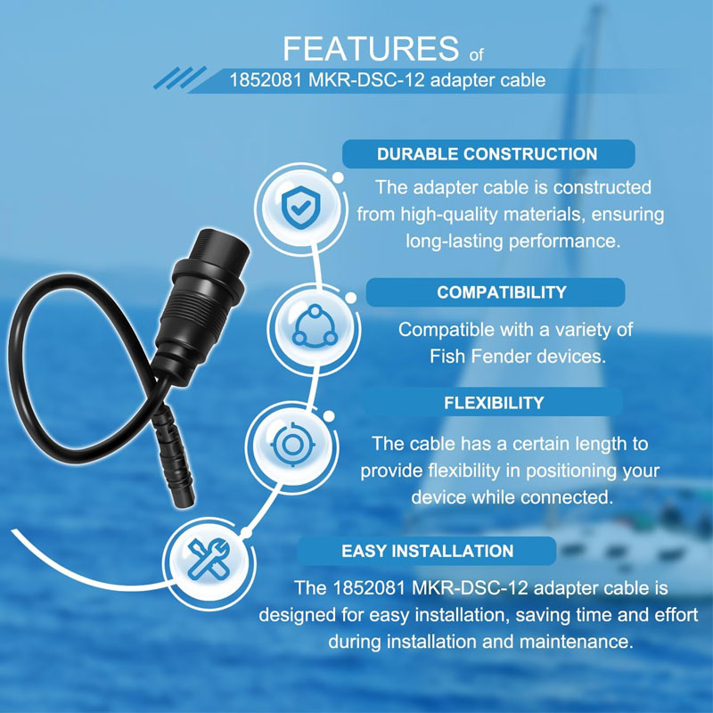 1852081 MKR-DSC-12  4-Pin Fish - Fish Finder ulasan dan harga