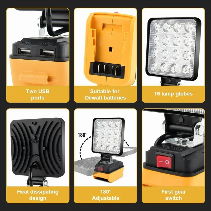 4Inch Led Light Handheld Spotl - Fish Finder Battery ulasan dan harga