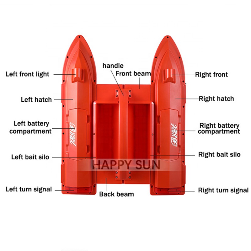 Europe USA Orange JABO5CG Two  - Fish Finder Gps ulasan dan harga