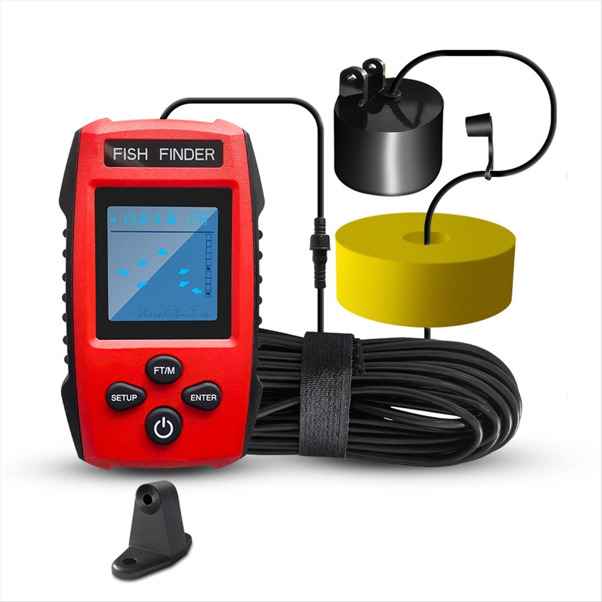 Color LCD Fish Finder Wired So - Fish Finder Transducer ulasan dan harga