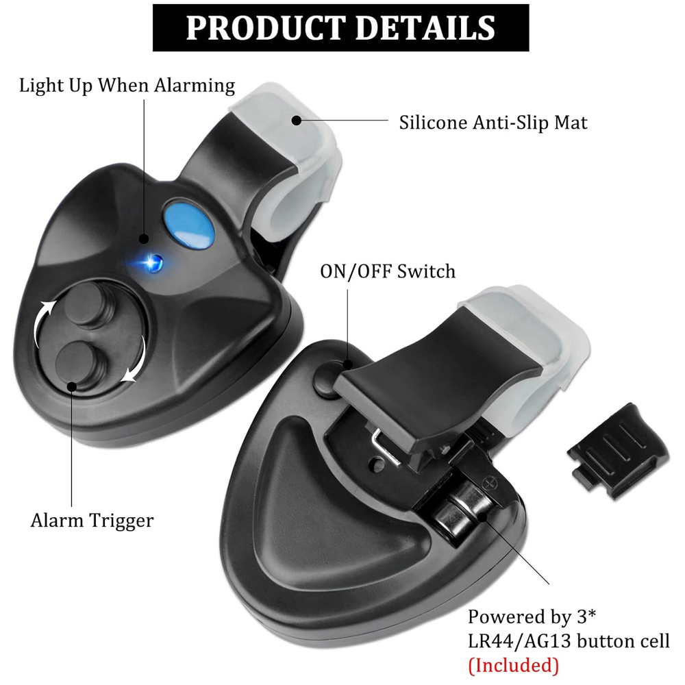 Carp Fishing Clip Set Rod Elec - Fish Alarm ulasan dan harga