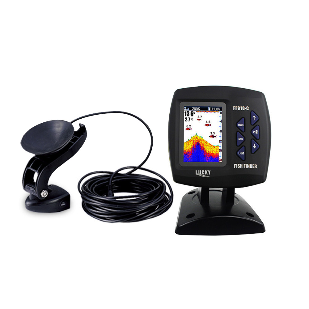 FF918-C100DS Color Screen Wire - Fish Finder Transducer ulasan dan harga