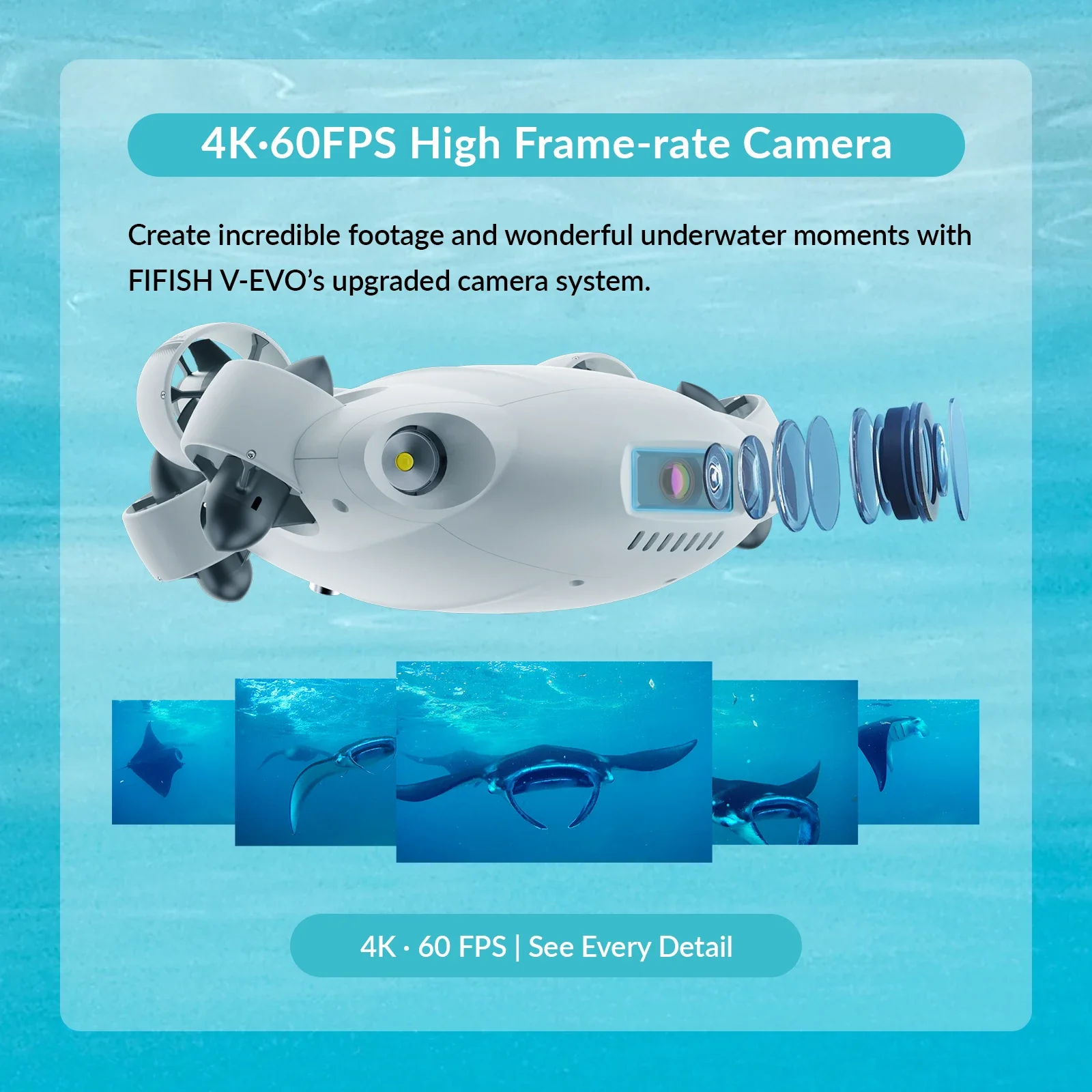 2026 Premium  FIFISH V-EVO Und - Underwater Camera ulasan dan harga